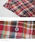 インド 先染め チェック ギャザー ビッグ シャツ