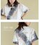 天竺 タイダイ メッシュ 切替 Tシャツ