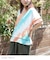 天竺 タイダイ メッシュ 切替 Tシャツ
