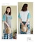 30/-TC天竺 片染 ロゴ Tシャツ