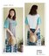 30/-TC天竺 片染 ロゴ Tシャツ