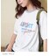 30/-TC天竺 片染 ロゴ Tシャツ