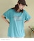 30/-TC天竺 片染 ロゴ Tシャツ