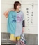 30/-TC天竺 片染 リメイク風 ビッグ Tシャツ