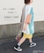 30/-TC天竺 片染 リメイク風 ビッグ Tシャツ