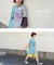 30/-TC天竺 片染 リメイク風 ビッグ Tシャツ