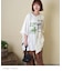 30/-TC天竺 片染 リメイク風 ビッグ Tシャツ