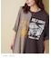 30/-TC天竺 片染 リメイク風 ビッグ Tシャツ