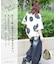 21/-OE天竺 ドット / ボーダー プリント 汗染み防止加工 Tシャツ