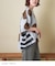 21/-OE天竺 ドット / ボーダー プリント 汗染み防止加工 Tシャツ