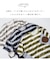 21/-OE天竺 ボーダー / ドット プリント 汗染み防止加工 Tシャツ