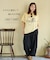 32/-スラブ天竺 Univers プリント Tシャツ