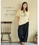 32/-スラブ天竺 Univers プリント Tシャツ