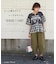 32/-スラブ天竺 リメイク風 切替 プルオーバー Tシャツ
