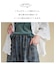 チェック デニム バルーン パンツ