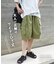 ライトツイル ワイド カーゴ ハーフパンツ