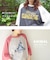 26/-天竺 アニマル プリント ラグランスリーブ Tシャツ