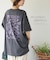 26/-天竺 発泡プリント ビッグTシャツ