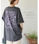 26/-天竺 発泡プリント ビッグTシャツ