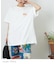 26/-天竺 発泡プリント ビッグTシャツ