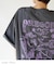 26/-天竺 発泡プリント ビッグTシャツ