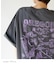26/-天竺 発泡プリント ビッグTシャツ