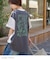 26/-天竺 発泡プリント ビッグTシャツ