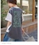 26/-天竺 発泡プリント ビッグTシャツ