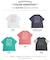 26/-天竺 発泡プリント ビッグTシャツ