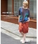 21/-OE天竺 ランダム ロゴ プリント Tシャツ