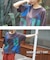 21/-OE天竺 ランダム ロゴ プリント Tシャツ