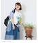 21/-OE天竺 ランダム ロゴ プリント Tシャツ