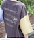 21/-OE天竺 バッグ 刺繍 ポケット Tシャツ