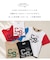 21/-OE天竺 カレッジ プリント Tシャツ