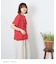 21/-OE天竺 カレッジ プリント Tシャツ