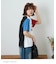 21/-OE天竺 カレッジ プリント Tシャツ