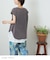21/-OE天竺 パウダー加工 カットオフ ノースリーブ Tシャツ
