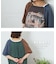 21/-OE天竺 パウダー加工 ベルスリーブ Tシャツ
