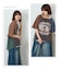 21/-OE天竺 パウダー加工 ベルスリーブ Tシャツ