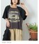 21/-OE天竺 パウダー加工 ベルスリーブ Tシャツ