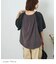 21/-OE天竺 パウダー加工 ベルスリーブ Tシャツ