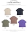 ピグメント染め ビッグ Tシャツ