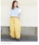 異素材 ミックス ドロスト Tシャツ