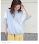 異素材 ミックス ドロスト Tシャツ