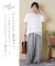 裾レース 変形 プルオーバー Tシャツ