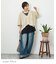 WEB限定 綿麻 Vネック プルオーバー シャツ