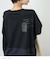 花柄オパール × カットソー 切替 ドルマン Tシャツ