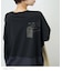 花柄オパール × カットソー 切替 ドルマン Tシャツ