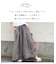 60sローン ケミカル加工 裾レース 切替 ギャザー パンツ