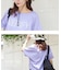 冷感天竺 UV加工 ボートネック ドロスト Tシャツ